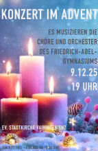 Einladung zum Adventskonzert 2025